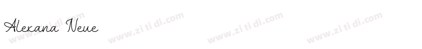 Alexana Neue字体转换 Alexana Neue字体转换